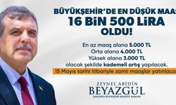 Başkan Beyazgül "işçi kardeşlerime hayırlı uğurlu olmasını diliyorum."