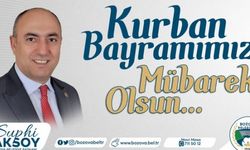 Başkan Aksoy "Bayramımız mübarek olsun"