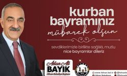 Başkan Bayık "Kurban Bayramınız Mubarek Olsun"
