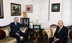 Erdoğan,Bahçeli'yi konutunda ziyaret etti.