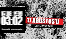 17 Ağustos 1999 Marmara Depremi’nde hayatını kaybeden vatandaşlarımızı saygı ve rahmetle anıyoruz.
