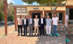 AK PARTİ HALİLİYE TEŞKİLATI MUHTAR ZİYARETLERİNİ SÜRDÜRÜYOR