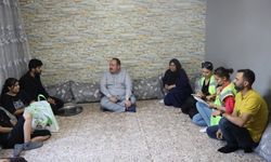 BAŞKAN EKİNCİ'DEN ÇAT KAPI EV ZİYARETLERİ
