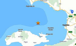 Ege Denizi - Kuşadası Körfezi 3.9 Büyüklüğünde Deprem