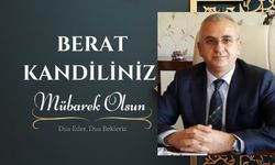 Bağıban "Berat gecemizin hemşehrilerime ve tüm İslam âlemine hayırlara vesile olmasını temenni ediyorum"