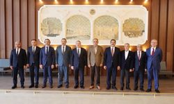 Bakan Yrd.Gürcan'dan Başkan Kaya'ya taziye ziyareti