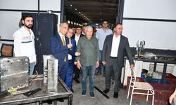 BAŞKAN ELGÜN VE MİLLETVEKİLİ DUSAK’TAN ORGANİZE SANAYİ BÖLGESİNE ZİYARET.