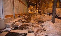 Siverek'te karla mücadele gece boyunca sürüyor