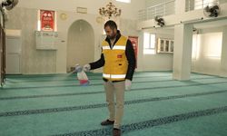 HALİLİYE’DE RAMAZAN ÖNCESİ CAMİLERDE TEMİZLİK SEFERBERLİĞİ