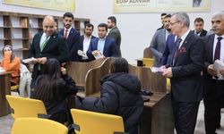 OSMANAĞAOĞLU’NDAN KARAKÖPRÜ MERKEZ KÜTÜPHANESİ’NE ZİYARET