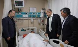 BAŞKAN GÜLPINAR’DAN YARALI ÖĞRENCİLERE ZİYARET