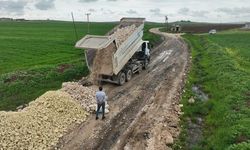 EYYÜBİYE KIRSALINDA YOLLAR DAHA GÜVENLİ OLUYOR