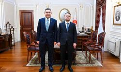 BAŞKAN ÖZYAVUZ ADALET BAKANI AKIN GÜRLEK'İ ZİYARET ETTİ
