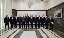 KKTC ESKİ CUMHURBAŞKANI TATAR’DAN ŞANLIURFA BÜYÜKŞEHİR BELEDİYESİ’NE ZİYARET