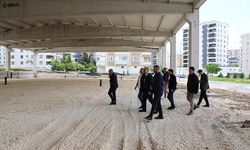 BAŞKAN NİHAT ÇİFTÇİ, MODERN SEMT PAZARI ÇALIŞMALARINI İNCELEDİ