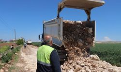 BÜYÜKŞEHİR, HARRAN’DA 7,2 KİLOMETRELİK YOLU YENİLİYOR