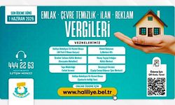 HALİLİYE BELEDİYESİ DUYURDU: SON GÜN 1 HAZİRAN