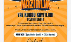 “ÜNİVERSİTEYE HAZIRLIK YAZ KURSU”