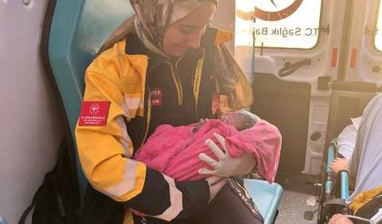 Şanlıurfa’da Ambulansta doğum heyecanı yaşandı.