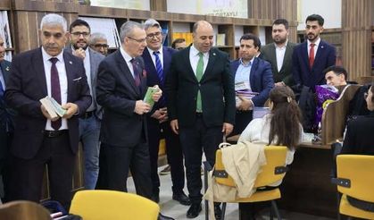 OSMANAĞAOĞLU’NDAN KARAKÖPRÜ MERKEZ KÜTÜPHANESİ’NE ZİYARET