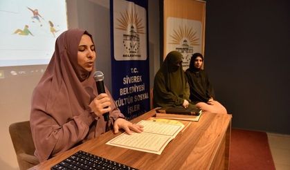 Siverek'te kadınlara özel Kadir Gecesi programı düzenlendi