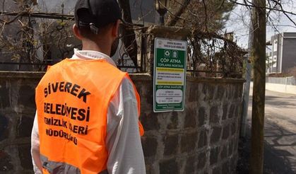 Siverek'te 'çöp konteynersiz yaşam' projesi başladı