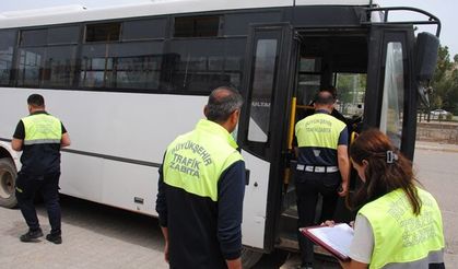 ŞANLIURFA’DA TOPLU TAŞIMA ARAÇLARI MERCEK ALTINDA