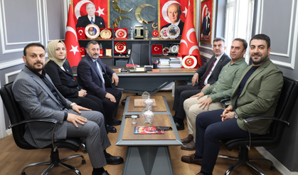 AK Parti Heyetinden MHP Şanlıurfa İl Başkanlığı'na Ziyaret