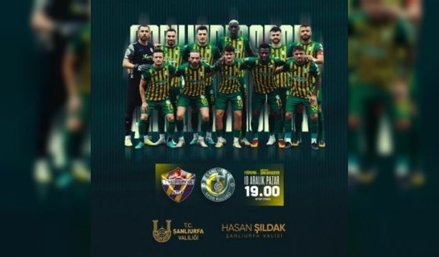 Vali Şıldak "Şanlıurfaspor’a başarılar diliyorum…"
