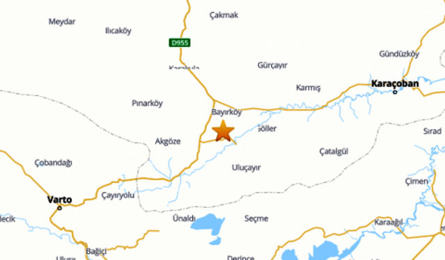 Erzurum'da 4,4 büyüklüğünde deprem!