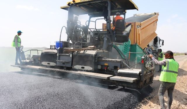 13 İLÇEDE YOL ATAĞI BAŞLADI, HEDEF REKOR HİZMET
