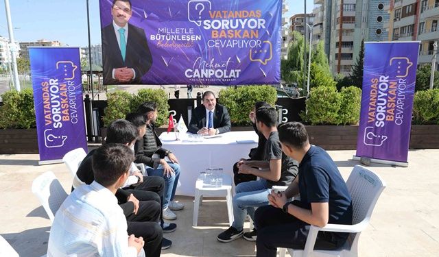 SAHADA GÜÇLÜ İLETİŞİM, YERİNDE ÇÖZÜM: BAŞKAN CANPOLAT VATANDAŞLARLA BULUŞTU