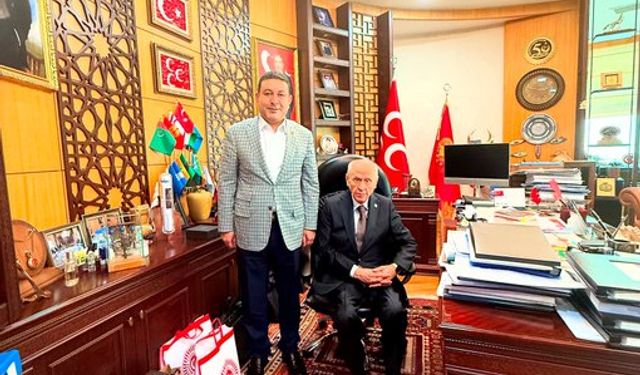 Günbay "Başkan Özyavuz Bahçeli’yi Ziyaret Ederek Geçmiş Olsun Dileklerini İletti"