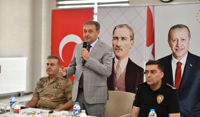 VALİ ŞILDAK GÜVENLİK KORUCULARIYLA BULUŞTU