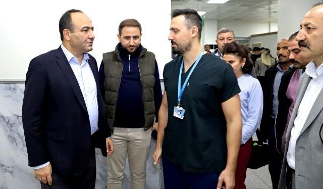 İl Sağlık Müdürü Dr. Erhan Berk’ten Gece Acil Servis Denetimi