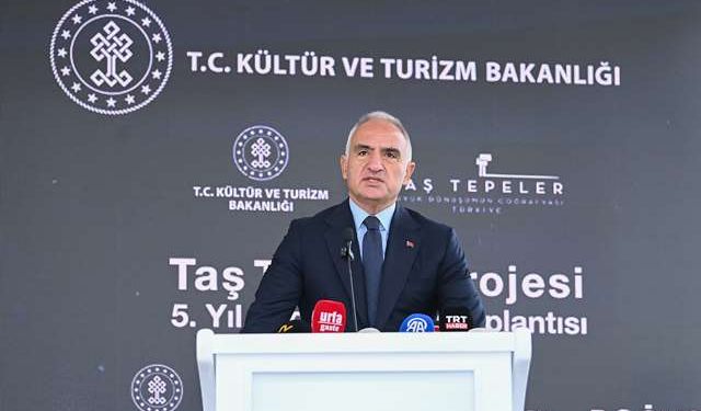 BAKAN ERSOY TAŞ TEPELER'İN 5. YILINDA YENİ KEŞİFLERİ AÇIKLADI