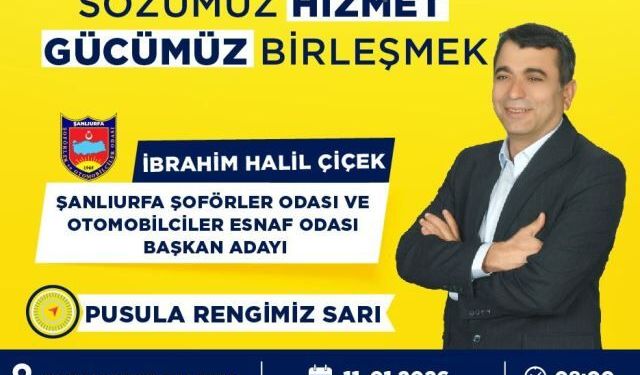 Başkan Adayı Çiçek "Kazanan; kavga değil, kardeşlik olsun"