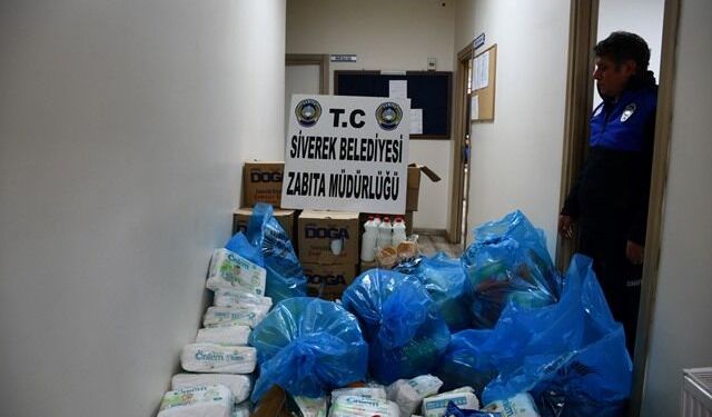 Siverek'te denetimlerde tespit edilen 5 ton bozuk ürün imha edildi