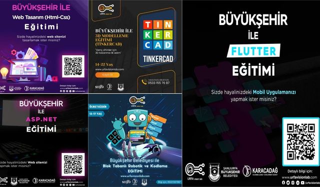 ŞANLIURFA BÜYÜKŞEHİR BELEDİYESİ, GENÇLERİ YAZILIM VE TEKNOLOJİYLE BULUŞTURUYOR