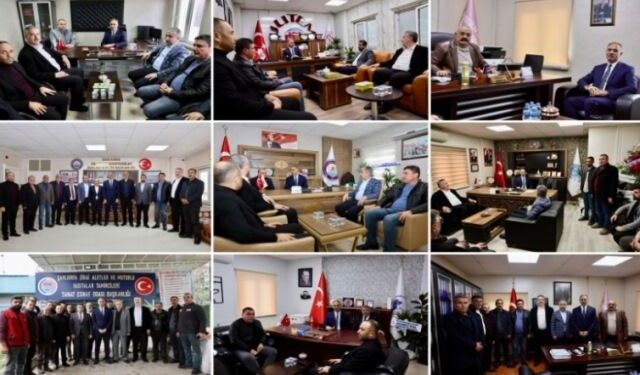 BAŞKAN MEHMET KUŞ, ESNAF ODALARINI ZİYARET ETTİ