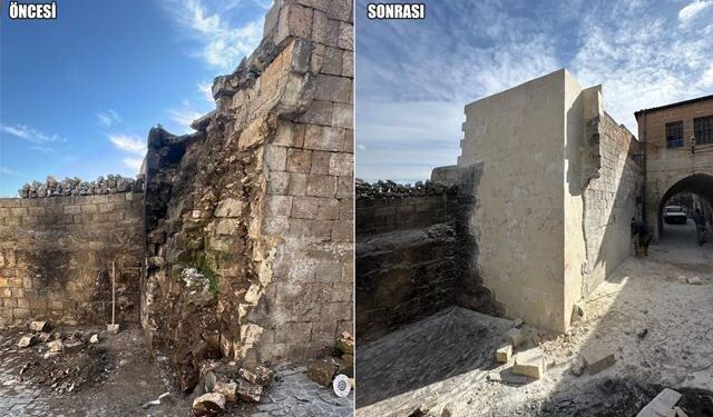 ŞANLIURFA’DA DEPREM SONRASI TARİHİ SOKAKLAR YENİLENİYOR