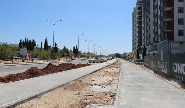 BİSİKLET YOLUNDA ÇALIŞMALAR DEVAM EDİYOR