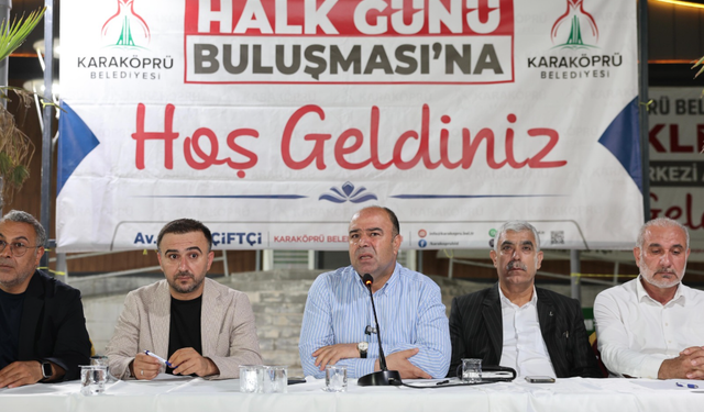 Karaköprü Belediyesi Halk Buluşmalarını Atakent Mahallesi'nde Sürdürdü