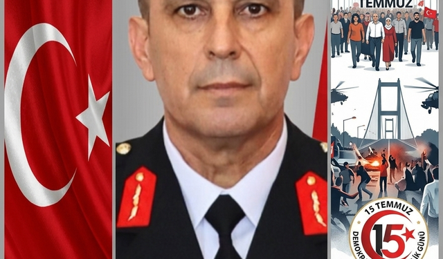 Şanlıurfa İl Jandarma Komutanı Tuğgeneral Ali Naci Aldemir'den 15 Temmuz Mesajı: "Bu Aziz Millet, Devletine ve Bayrağına