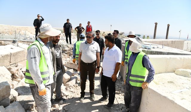 ŞANLIURFA KALESİ’NDE RESTORASYON ÇALIŞMALARINDA BİRİNCİ ETAP TAMAMLANIYOR
