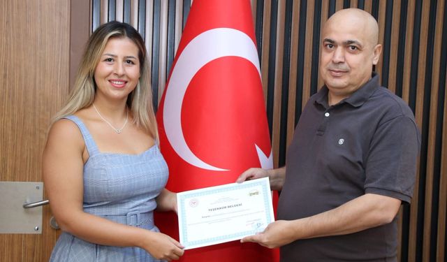 Başhekim Gerger’den Teşekkür Plaketi