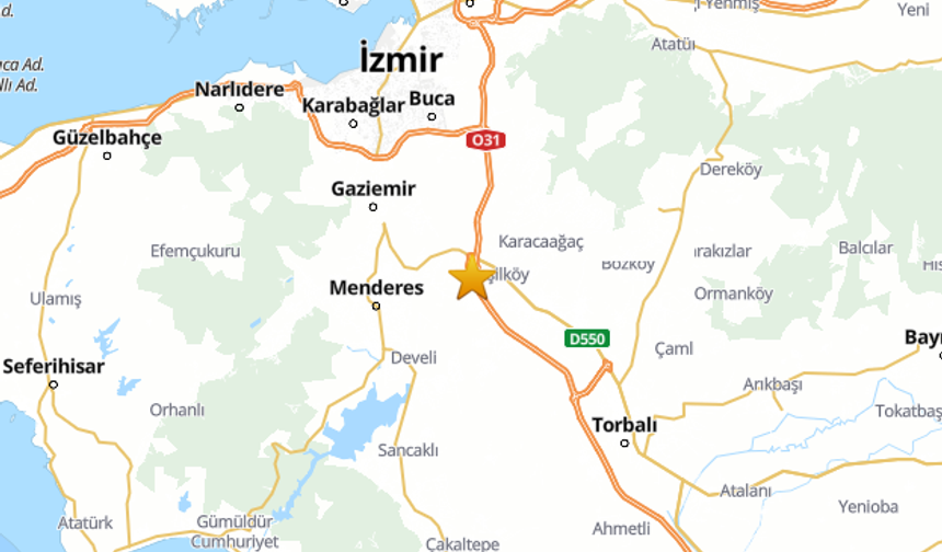 İzmir'de sabah saatlerinde deprem