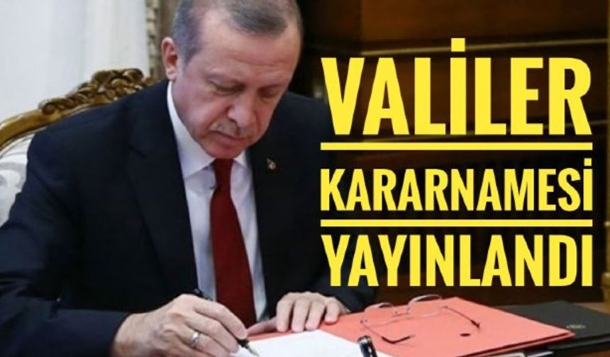 16 ilin valisi değişti