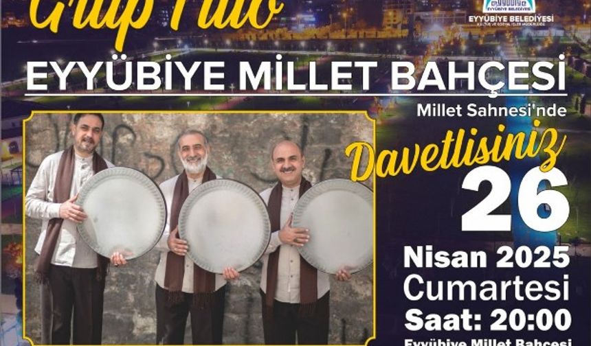 EYYÜBİYE MİLLET BAHÇESİ KONSERE HAZIR