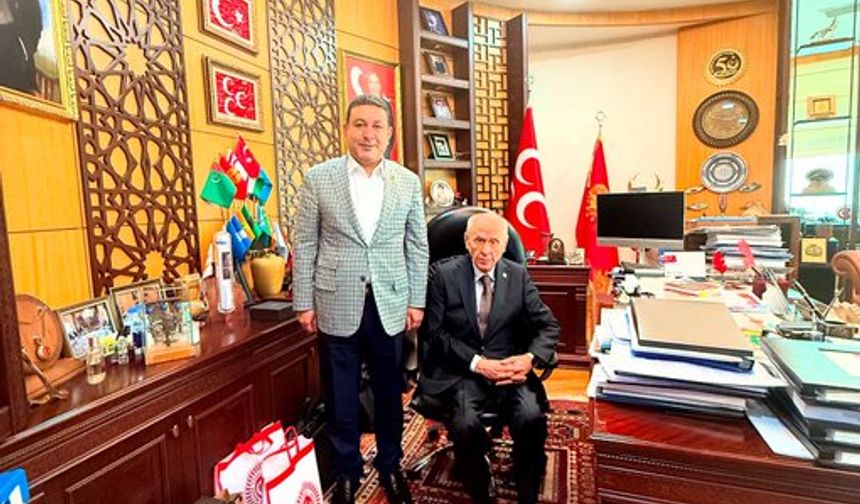 Günbay "Başkan Özyavuz Bahçeli’yi Ziyaret Ederek Geçmiş Olsun Dileklerini İletti"